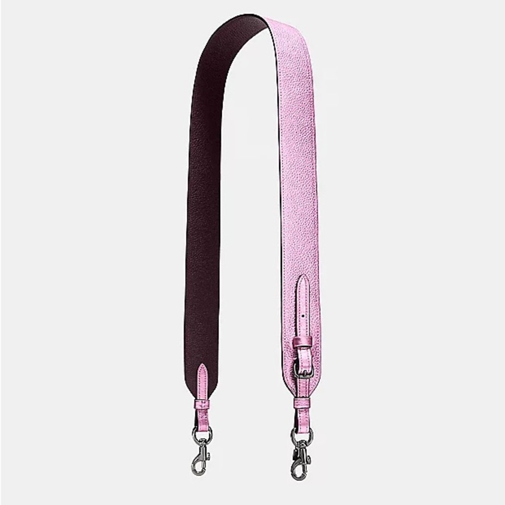 Novelty strap Dark Gunmetal/Metallic Blush